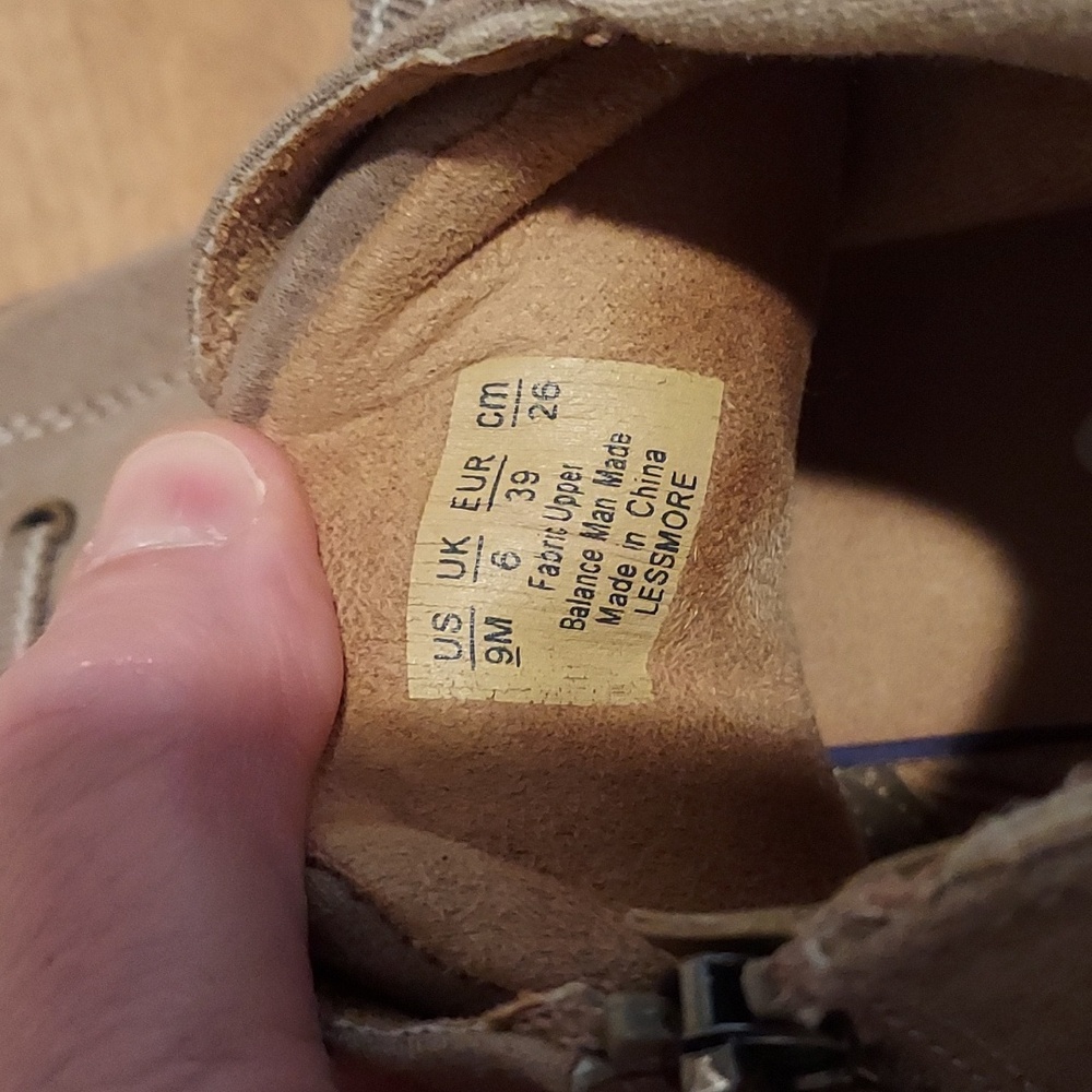 Womens Dr. Scholl's Tan Lace-Up Boots - Picture 6 of 6